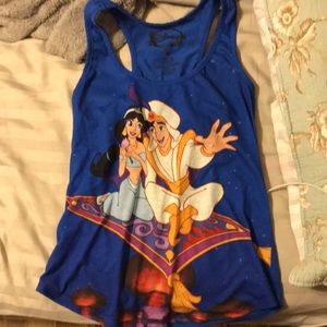 Aladdin and jasmine Disney tank top